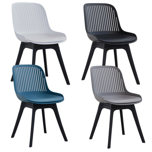 Nordicz Plast eetkamerstoelen set van 4 stuks - Design Meubelz